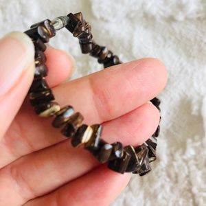 Natural boho hippie style bracelet